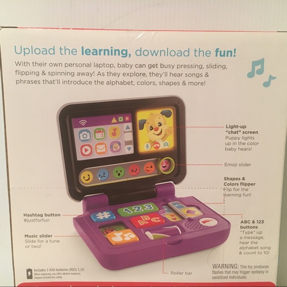 Fisher-Price Click and Learn Laptop (Infant to Preschool) - Picture 6 of 9